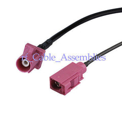 Superbat GPS antenna Extension cable Fakra SMB H 4003 female to male RG174 pigtail Radio
