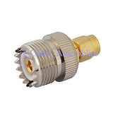 10x UHF SO-239 SO239 female jack to SMA male plug Straight RF Connector Adapter