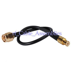 Superbat SMA male plug to MCX male straight RF Pigtail cable RG174 20cm for wireless