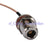 Superbat N Jack Female bulkhead O-ring to SMA male RF Coaxial pigtail cable RG316 3m wifi