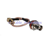 10x BNC-Buchse Schott auf SMA-Stecker rechtwinklig Pigtail-Koaxialkabel RG316 3G WIFI 