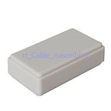 10pcs New White Plastic Project Box Electronic Case DIY - 14x27.5x49.5mm New