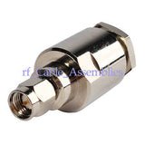 SMA Plug male Straight Clamp Attachment RF connector for LMR400,RG213 cable