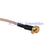 Superbat IPX/U.FL to MCX male plug right angle pigtail cable RG178 10cm