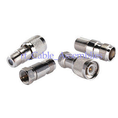 TNC-F RF Adapter Kit TNC male/jack to F plug/female 4 type straight connector