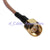 Superbat MCX male right angle RA to SMA male straight Antenna extension cable RG316 30cm