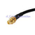 Superbat BNC Jack Female bulkhead to RP-SMA female with male pin pigtail cable KSR195 1M