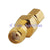 SMC female jack to SMA female jack RF coaxial adapter connector gold-pleated