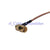 Superbat BNC jack female bulkhead nut to SMA male RA plug RF pigtail cable RG316 30cm