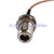 Superbat N female bulkhead to MMCX male plug right angle pigtail cable RG178 20cm WIFI