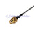 Superbat SMA Male Plug to SMA Jack Female Bulkhead Semi-Flexible cable RG405 0.086  15cm