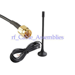 3.5dbi GSM/UMTS 3G SMA antenna magnetic base for USB Modems Maxon Turbo II III