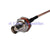 Superbat MCX male plug to BNC Jack female pigtail cable RG316 15cm for Ericsson W37/W40