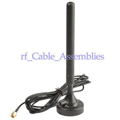 UMTS/GPRS/3G Antenna 824-2170MHz 5dBi with Magnetic base with RP SMA 3M RG174