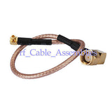 Superbat RP SMA male right angle to MMCX plug male RA Coxial Cable pigtail cable RG316