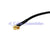 Superbat RP TNC female(plug pin) bulkhead to MMCX Jack right angle pigtail cable RG174 6