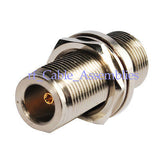 15pcs N-Type female to N jack Female bulkhead RF Coax Adapter Connector