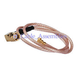 Superbat RP-SMA Plug male right angle to IPX/u.fl pigtail cable RG178 20CM for Wireless