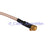 Superbat SMA plug male right angle to MMCX male plug RA pigtail coax cable RG316 wireless