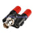 1PCS New BNC female jack to two dual Banana male jack Connector Test adapter