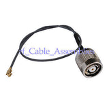 2pcs RP-TNC male female center to IPX / u.fl 1.13 cable pigtail 15cm for wireles