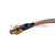 Superbat RP SMA female to Y type 2x CRC9 Splitter Combiner cable jumper pigtail RG316 4