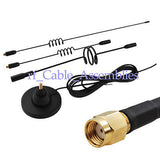 Superbat 10DBi 3G antenna with RP SMA male plug connector for HuaWei Express