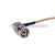 10x SMA female bulkhead O-ring to BNC male right angle Pigtail cable RG316 WiFi