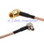 Superbat SMB female right angle to TS9 plug RA pigtail cable RG316 15cm for 3G Wireless