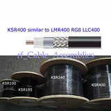 RF Coaxial Flexible Low Loss Cable KSR400/RG8 35m Coaxial Cable free shipping