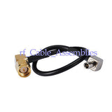 Superbat SMA male plug Right Angle to TS9 RA pigtail cable rg174 for Sierra Wireless ZTE.