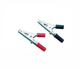 20pcs (10 pairs) Alligator Clip Clamp With Screw Connector 4MM BANANA PLUG 66mm