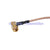 Superbat SMA female 4 hole panel mount to RA male right angle Pigtail cable RG316 15cm