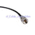 Superbat FME male plug to MMCX plug male right angle 90 degrees pigtail cable RG174 15cm
