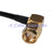 Superbat Wireless LAN(Wlan) Coax Cable SMA male right angle to SMA plug Pigtail KSR195 1M