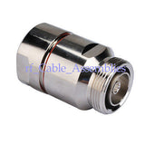Superbat 7/16 Din female Jack center Clamp Corrugated copper 7/8  cable RF coaxial connector