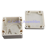 Waterproof Plastic Electronic projects Box Enclousure Case DIY 60*79*79mm