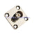 Superbat BNC weibliche 4 Loch Panel Mount Jack mit solder cup breite flansch ST RF Stecker 