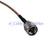 Superbat Mini-UHF plug male to TNC Jack female Pigtail coax cable RG316 15cm WIFI WIRE