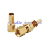 20 SMC female jack male crimp for RG174 RG179 RG316 RG188 Cable RF Connector