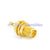 RP-SMA Solder Jack female (male pin) bulkhead RF connector for 1.13mm cable