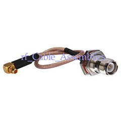 20pcs RP TNC female male pin bulkhead to MMCX plug RA pigtail cable RG316 wifi