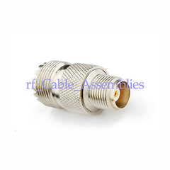 TNC FEMALE TO UHF FEMALE SO-239 JACK RF CONNECTOR ADAPTER