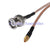 Superbat BNC male plug to MMCX male plug RF Radio Antenna Coax Adapter Cable RG316 WLAN