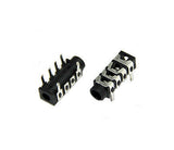 20x 6 pin inline headphone jack 3.5mm caliber headphones Block connector PJ-313B