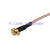 Superbat BNC plug male RA to MCX plug right angle pigtail cable RG316 for wifi antenna