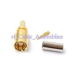 15pcs Antenna Connector SMB FEMALE JACK CRIMP RG-174 XM Sirius