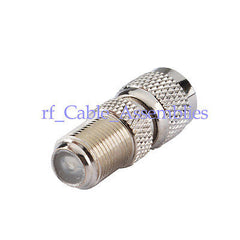 RF Adapter Connector Mini-UHF male to F female wireless