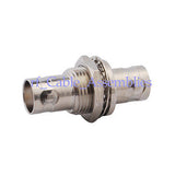 BNC female jack to female with nut bulkhead straight RF Coax Connector Adapter