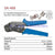 Crimping Tool unisulated receptacles tab 2.8/4.8mm width terminals Crimper Plier